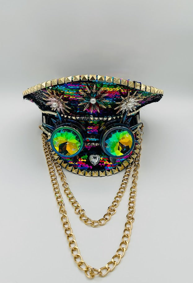 Disco Sequenced Captain Hat